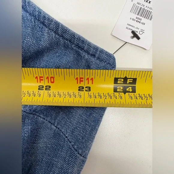 Old Navy Blue Denim Midi Dress - Picture 13 of 16